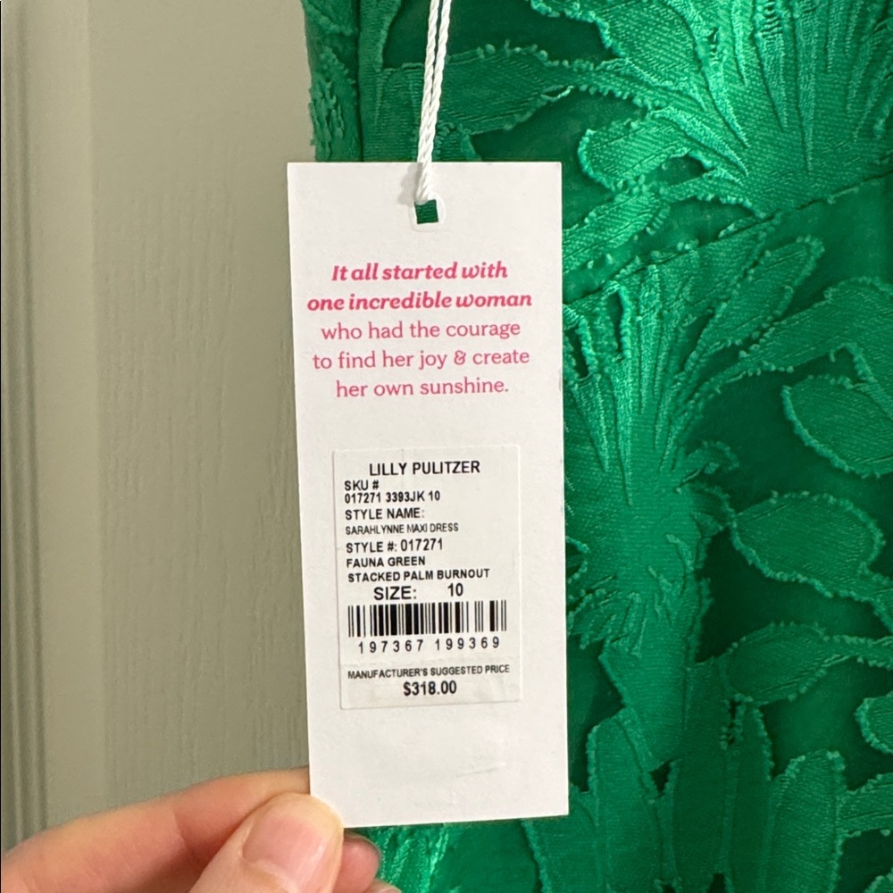 Lilly Pulitzer Fauna Green Dress - Picture 7 of 7